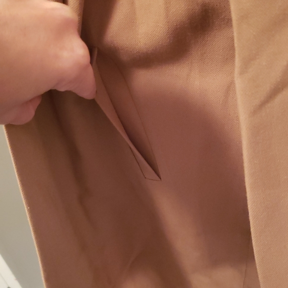 Knee length tan jacket - Picture 5 of 6